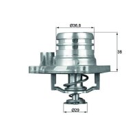 MAHLE TI 13 92 Thermostat, Kühlmittel