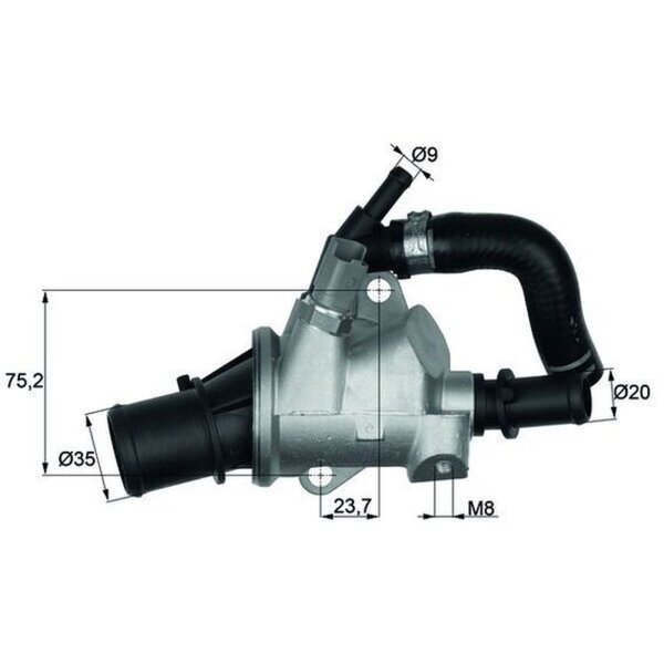 MAHLE TI 146 88 Thermostat, Kühlmittel