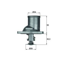 MAHLE TI 1 83 Thermostat, Kühlmittel