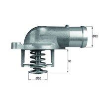 MAHLE TI 212 87D Thermostat, Kühlmittel