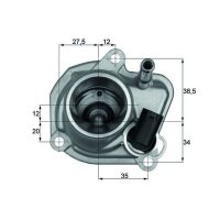 MAHLE TI 29 87 Thermostat, Kühlmittel