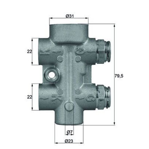 MAHLE TO 8 80 Thermostat, Ölkühlung