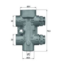 MAHLE TO 8 80 Thermostat, Ölkühlung