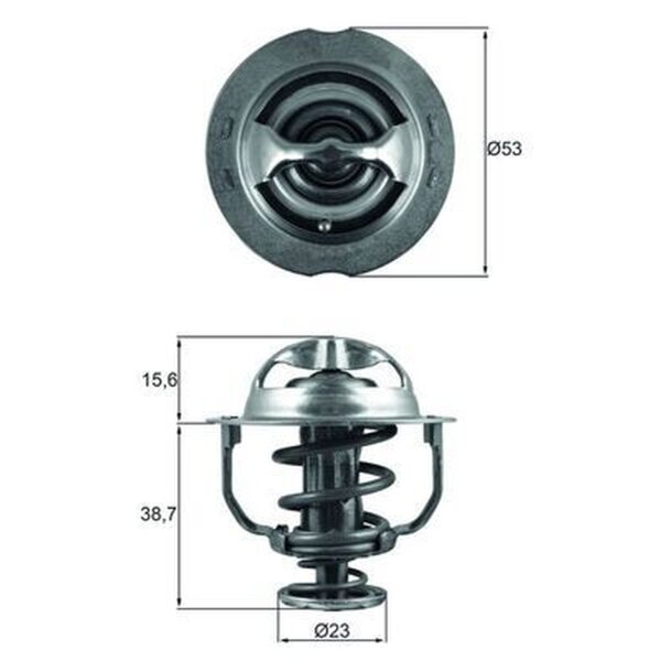 MAHLE TX 200 90D Thermostat, Kühlmittel