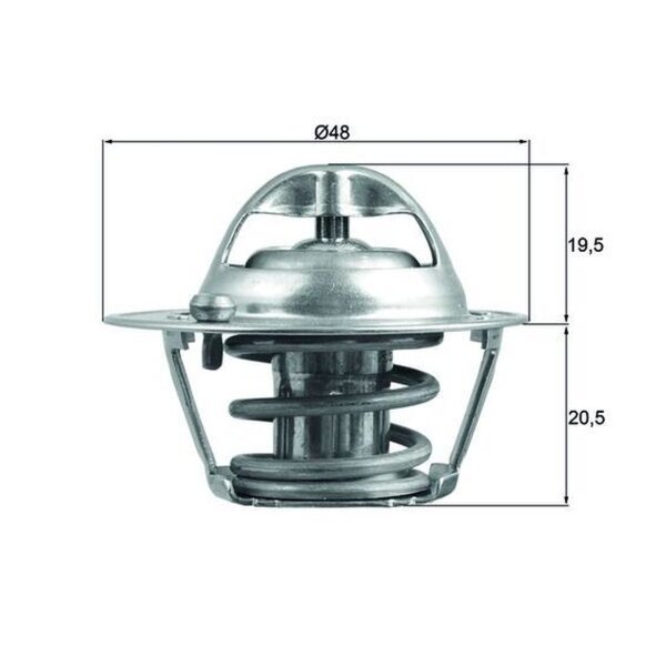 MAHLE TX 204 82D Thermostat, Kühlmittel