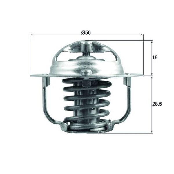 MAHLE TX 208 91D Thermostat, Kühlmittel