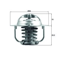 MAHLE TX 208 91D Thermostat, Kühlmittel