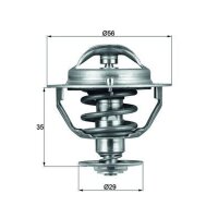 MAHLE TX 73 82D Thermostat, Kühlmittel