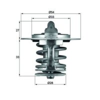 MAHLE TX 84 77 Thermostat, Kühlmittel