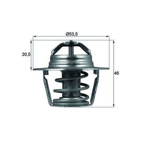 MAHLE TX 91 89D Thermostat, Kühlmittel