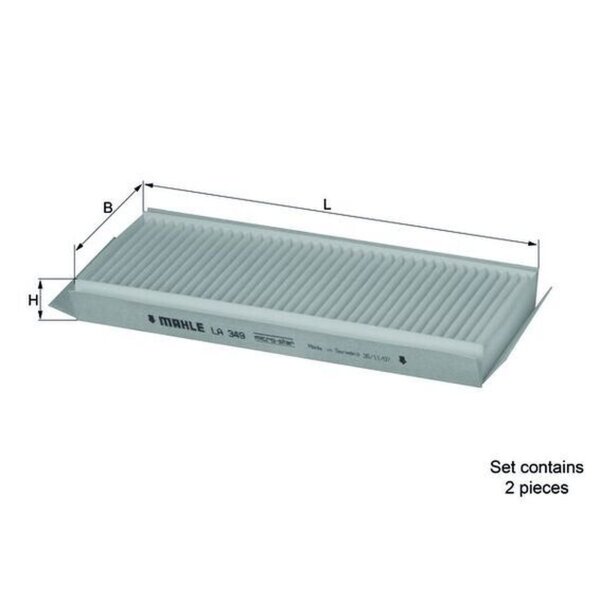 KNECHT LA 349/S Filter, Innenraumluft