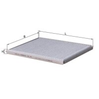 KNECHT LAK 143 Filter, Innenraumluft