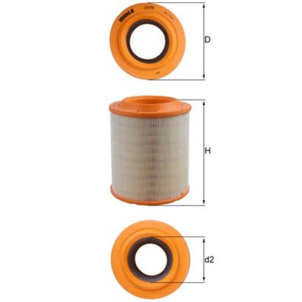 KNECHT LX 1275 Luftfilter