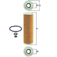 KNECHT OX 183/5D1 Ölfilter