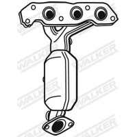 WALKER 28693 Katalysator