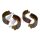 ASHIKA 55-W0-002 Bremsbackensatz