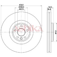 ASHIKA 60-0L-L17 Bremsscheibe