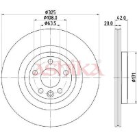 ASHIKA 61-0L-L12C Bremsscheibe