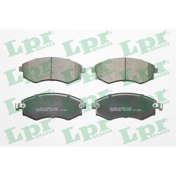 LPR 05P1097 Bremsbelagsatz, Scheibenbremse
