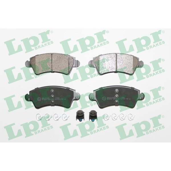 LPR 05P1105 Bremsbelagsatz, Scheibenbremse