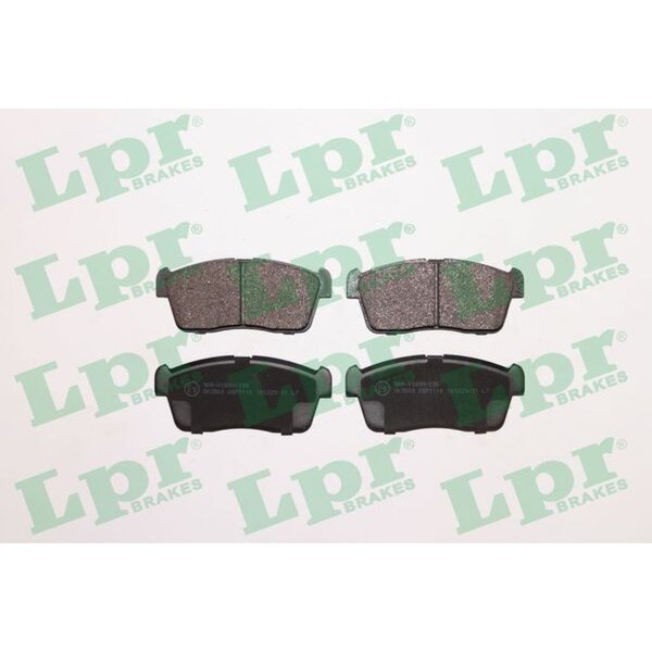 LPR 05P1110 Bremsbelagsatz, Scheibenbremse