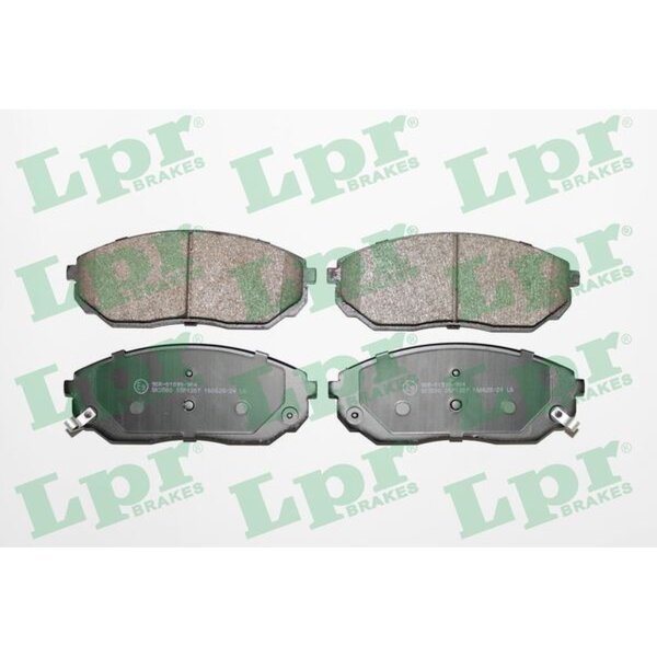 LPR 05P1207 Bremsbelagsatz, Scheibenbremse