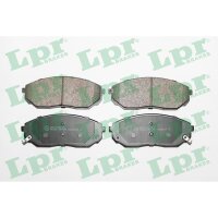 LPR 05P1207 Bremsbelagsatz, Scheibenbremse