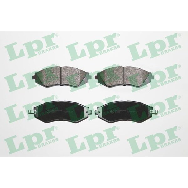 LPR 05P1209 Bremsbelagsatz, Scheibenbremse