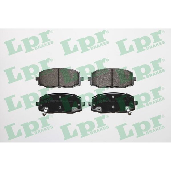 LPR 05P1220 Bremsbelagsatz, Scheibenbremse