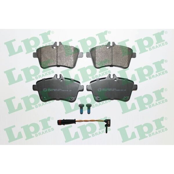 LPR 05P1243A Bremsbelagsatz, Scheibenbremse