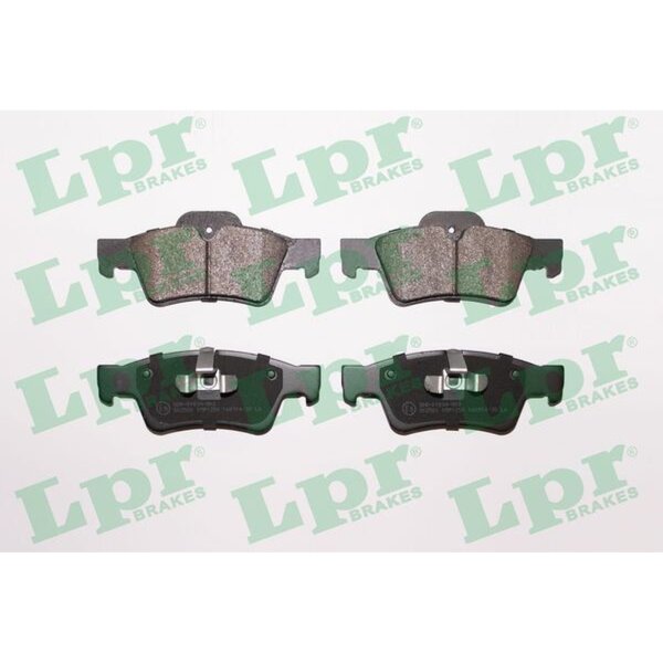 LPR 05P1254 Bremsbelagsatz, Scheibenbremse