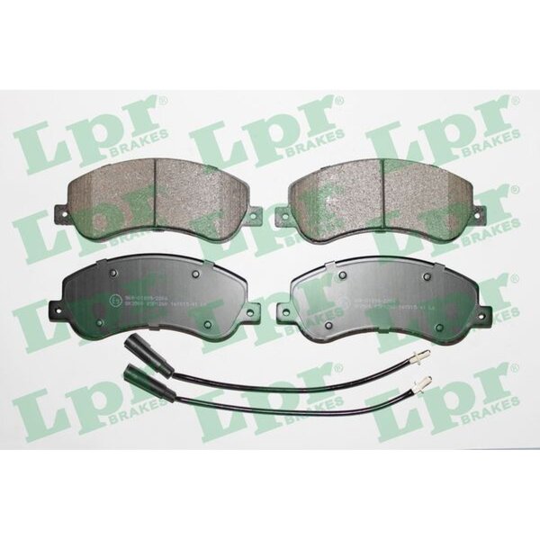 LPR 05P1260 Bremsbelagsatz, Scheibenbremse