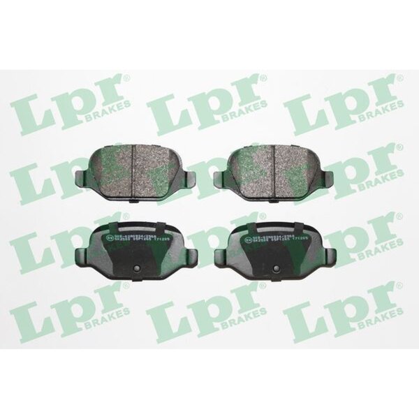 LPR 05P1265 Bremsbelagsatz, Scheibenbremse