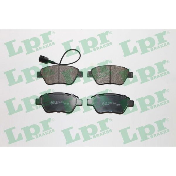 LPR 05P1266 Bremsbelagsatz, Scheibenbremse