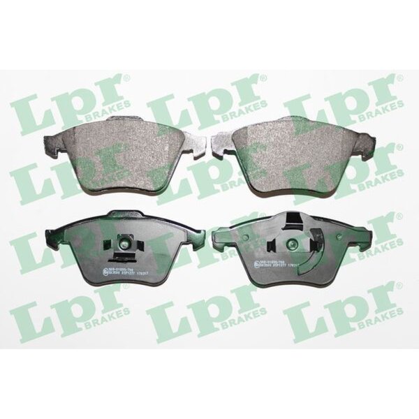 LPR 05P1277 Bremsbelagsatz, Scheibenbremse