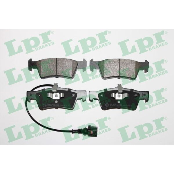 LPR 05P1284 Bremsbelagsatz, Scheibenbremse