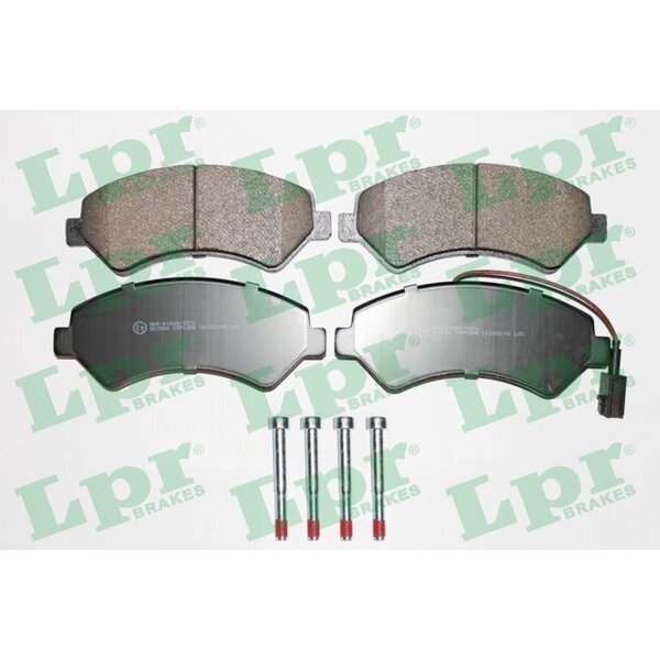 LPR 05P1288 Bremsbelagsatz, Scheibenbremse
