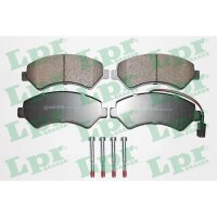 LPR 05P1288 Bremsbelagsatz, Scheibenbremse