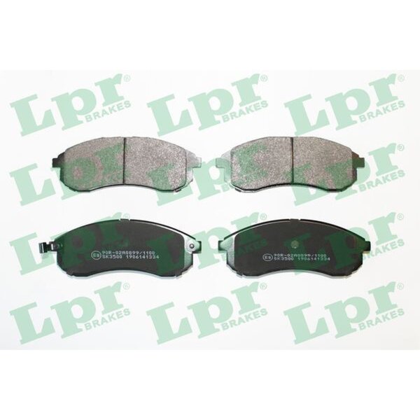 LPR 05P1334 Bremsbelagsatz, Scheibenbremse