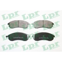 LPR 05P1334 Bremsbelagsatz, Scheibenbremse