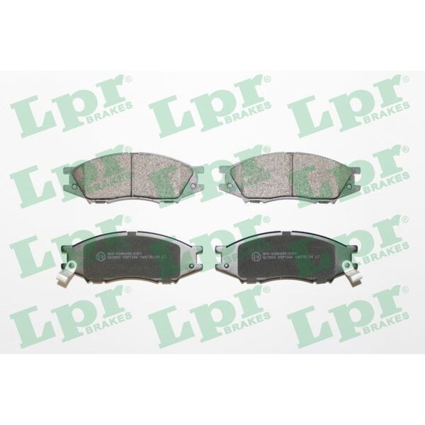 LPR 05P1346 Bremsbelagsatz, Scheibenbremse
