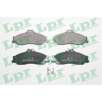 LPR 05P1355 Bremsbelagsatz, Scheibenbremse