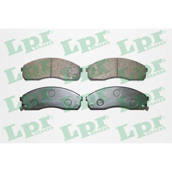 LPR 05P1444 Bremsbelagsatz, Scheibenbremse