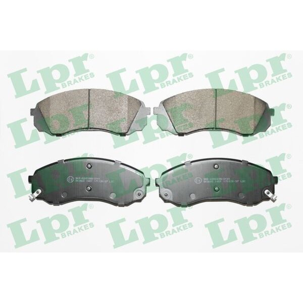 LPR 05P1451 Bremsbelagsatz, Scheibenbremse