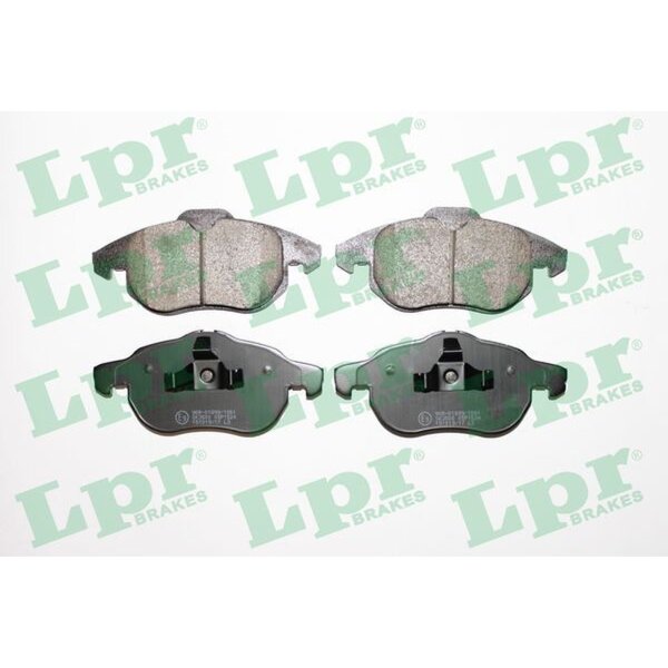 LPR 05P1524 Bremsbelagsatz, Scheibenbremse