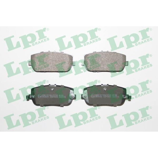 LPR 05P1554 Bremsbelagsatz, Scheibenbremse