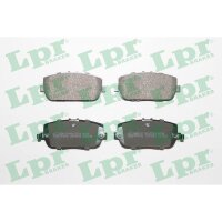LPR 05P1554 Bremsbelagsatz, Scheibenbremse