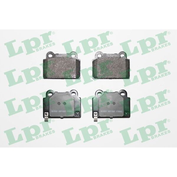 LPR 05P1565 Bremsbelagsatz, Scheibenbremse