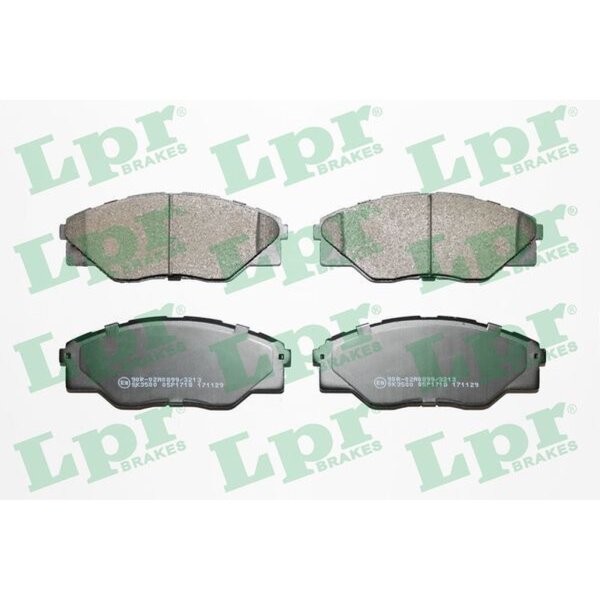 LPR 05P1718 Bremsbelagsatz, Scheibenbremse