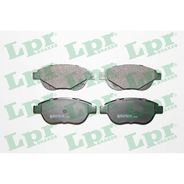 LPR 05P1751 Bremsbelagsatz, Scheibenbremse